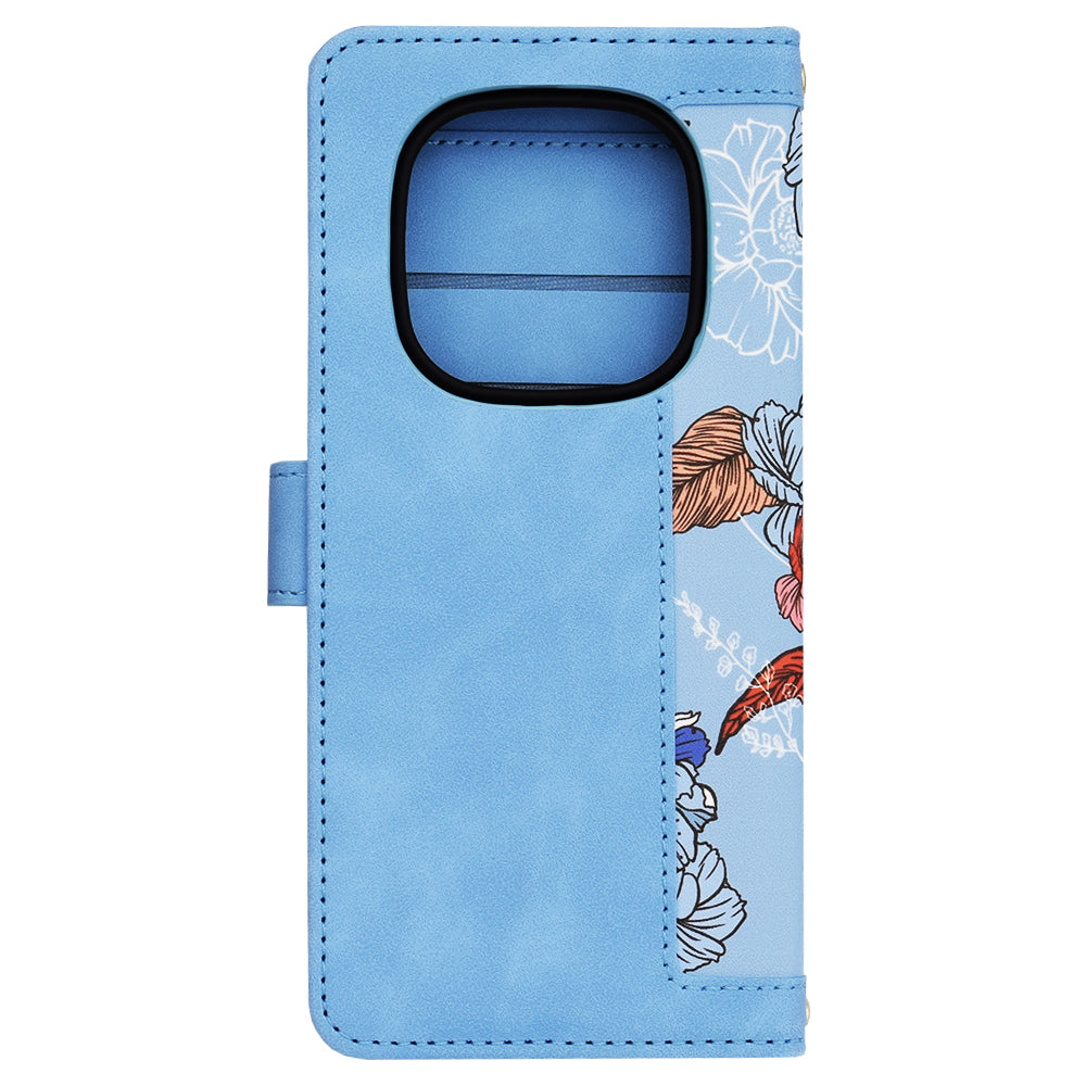 Deksel for Xiaomi Poco X7 / Note 14 Pro 5G, Techsuit, FlipCraft, Blå