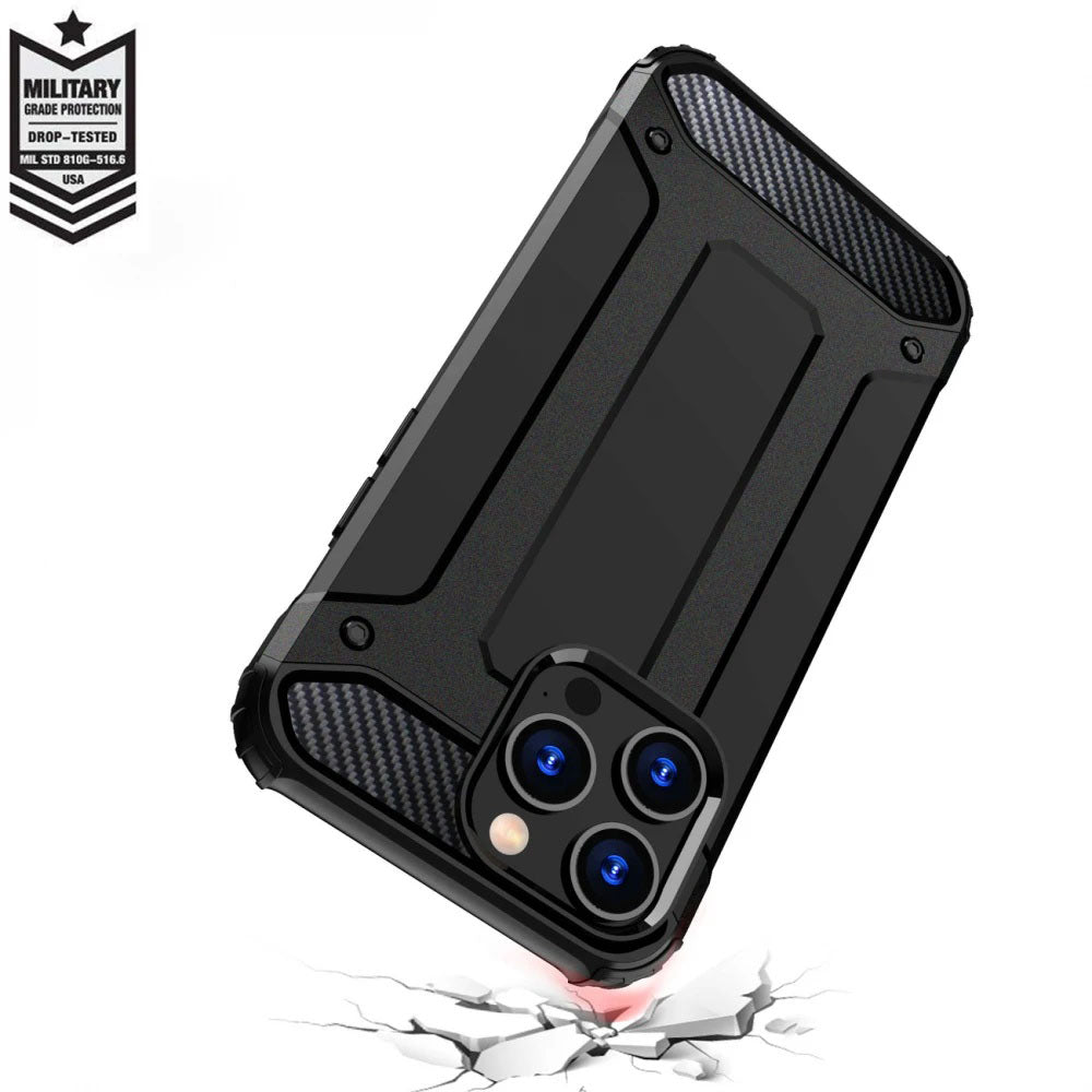 Deksel for Xiaomi Poco X7 / Note 14 Pro 5G, Techsuit, Hybrid Armor, Svart