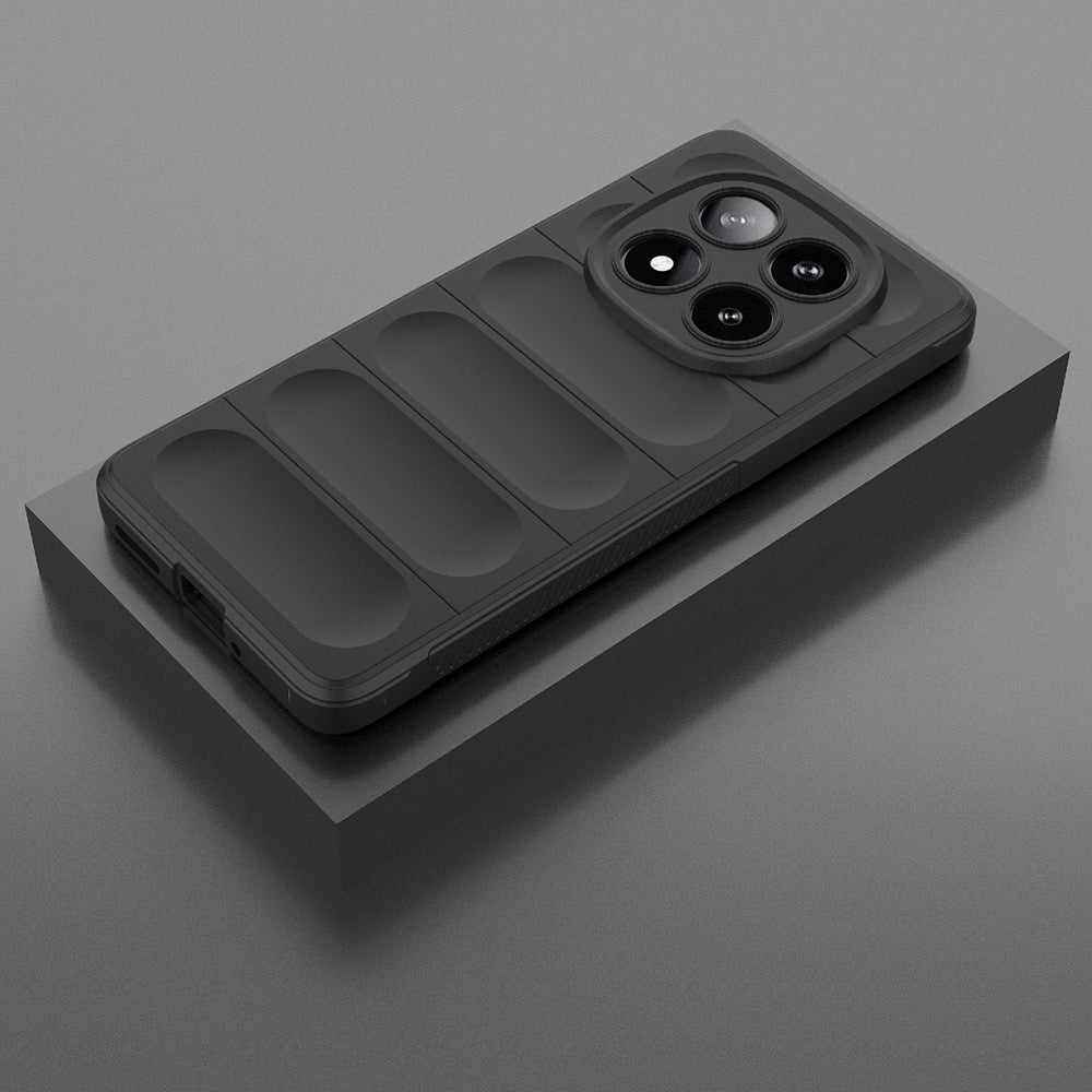 Deksel for Xiaomi Poco X7 / Note 14 Pro 5G, Techsuit, Magic Shield, Svart
