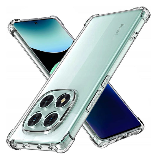 Deksel for Xiaomi Poco X7 / Note 14 Pro 5G, Techsuit, Støtsikker Klar, Transparent