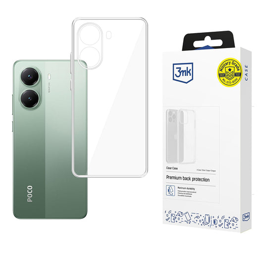 Deksel for Xiaomi Poco X7 Pro, 3MK, Klar, Transparent