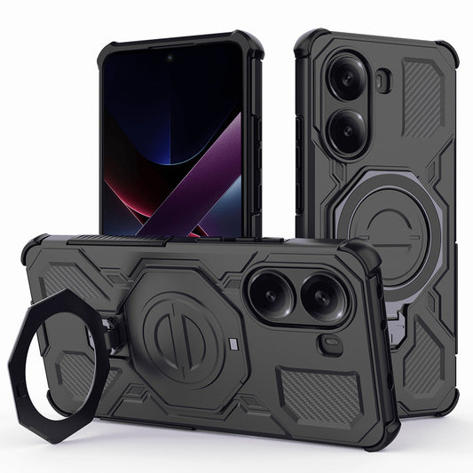 Deksel for Xiaomi Poco X7 Pro, Techsuit, Carbon Shield Pro, Svart