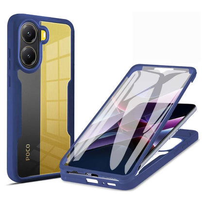 Deksel for Xiaomi Poco X7 Pro, Techsuit, ColorVerse 360, Blå