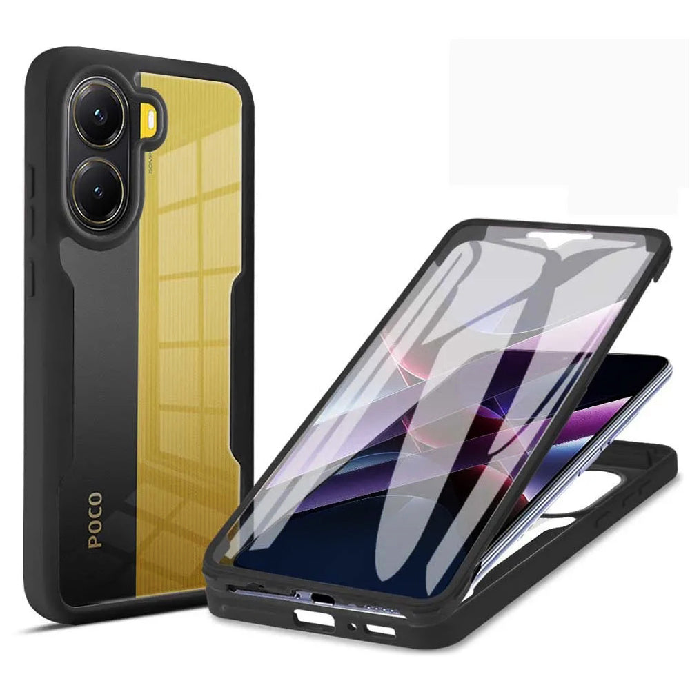Deksel for Xiaomi Poco X7 Pro, Techsuit, ColorVerse 360, Svart