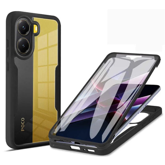 Deksel for Xiaomi Poco X7 Pro, Techsuit, ColorVerse 360, Svart