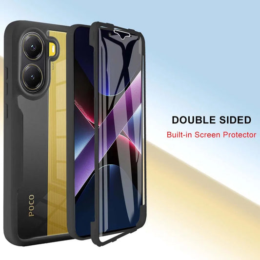 Deksel for Xiaomi Poco X7 Pro, Techsuit, ColorVerse 360, Svart