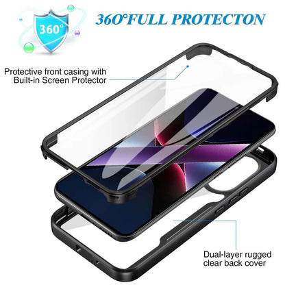 Deksel for Xiaomi Poco X7 Pro, Techsuit, ColorVerse 360, Svart