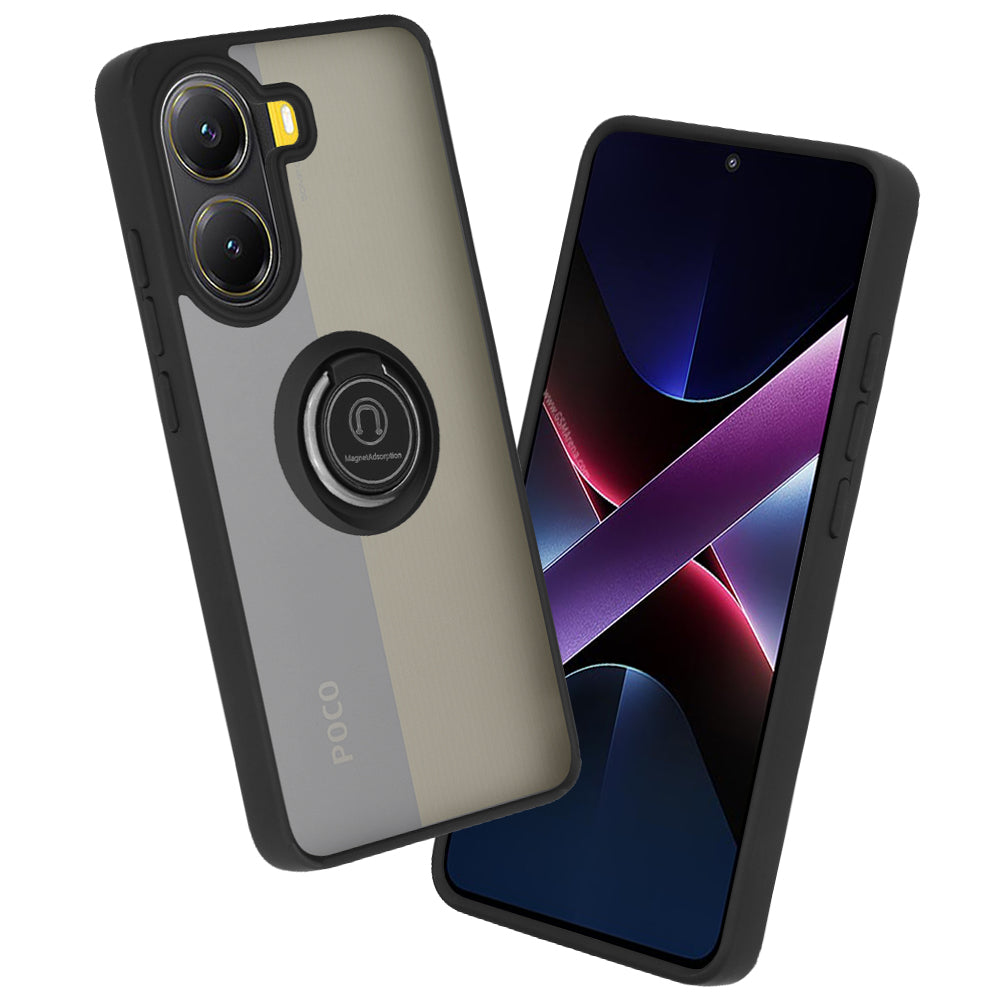 Deksel for Xiaomi Poco X7 Pro, Techsuit, Glinth, Svart