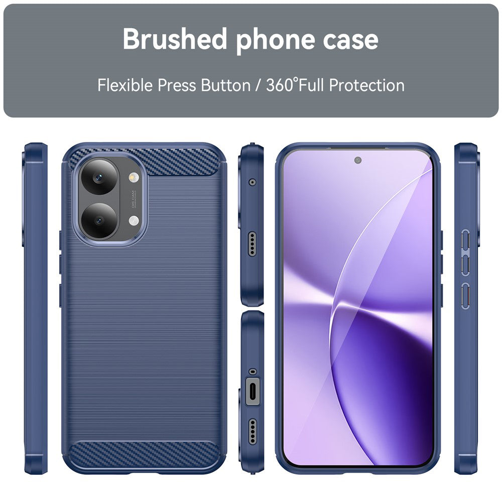 Deksel til Xiaomi Poco X8 Pro Max, Techsuit, Karbon, Blå