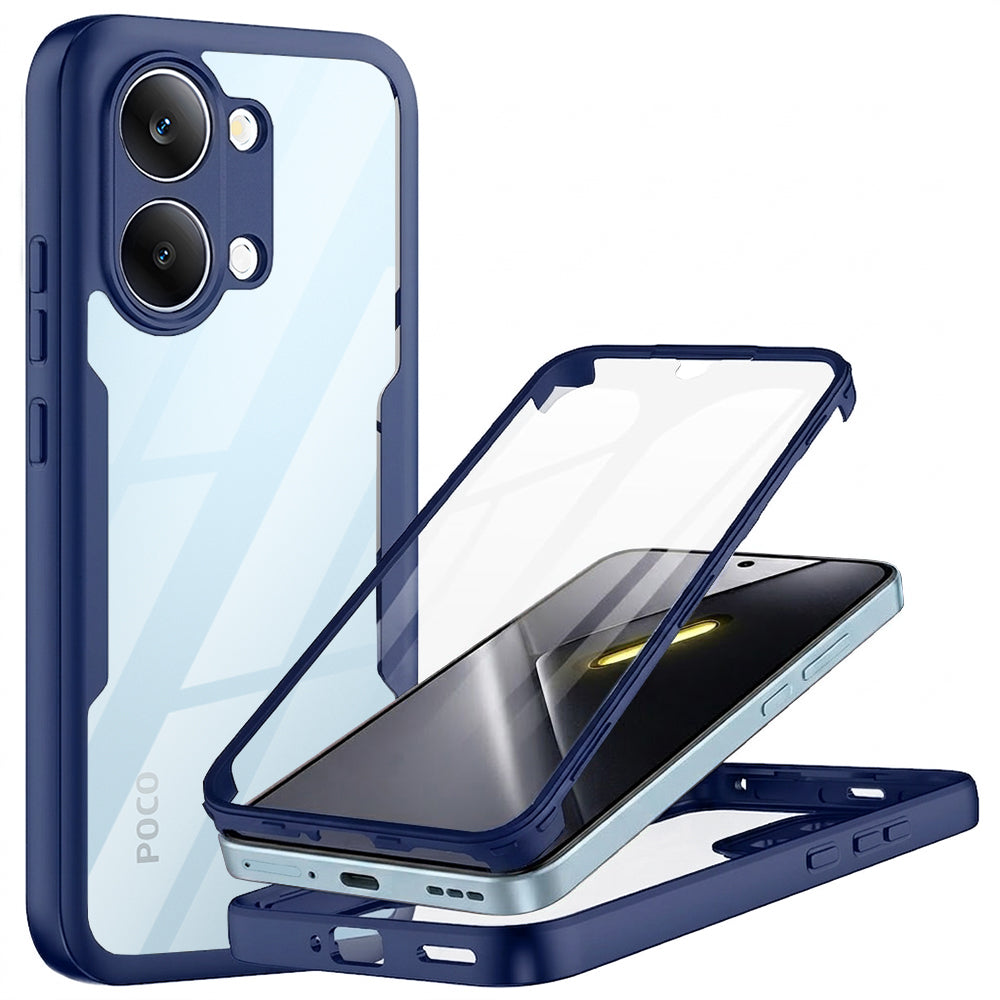 Deksel for Xiaomi Poco X8 Pro Max, Techsuit, ColorVerse 360, Blå