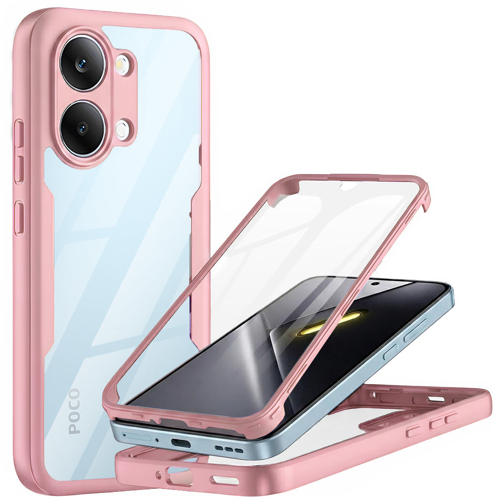 Deksel for Xiaomi Poco X8 Pro Max, Techsuit, ColorVerse 360, Rosa