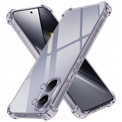 Deksel til Xiaomi Poco X8 Pro Max, Techsuit, Støtsikker Klar, Røykfarget