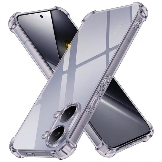 Deksel til Xiaomi Poco X8 Pro Max, Techsuit, Støtsikker Klar, Røykfarget