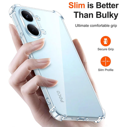Deksel for Xiaomi Poco X8 Pro Max, Techsuit, Shockproof Clear, Gjennomsiktig