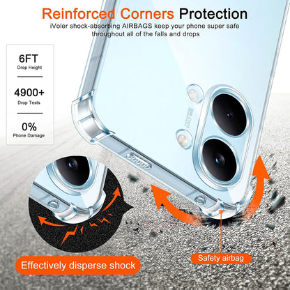Deksel for Xiaomi Poco X8 Pro Max, Techsuit, Shockproof Clear, Gjennomsiktig