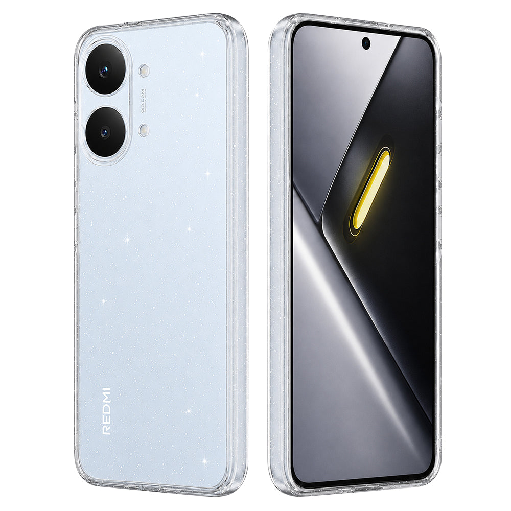 Deksel for Xiaomi Poco X8 Pro Max, Techsuit, SparkleSkin, Transparent