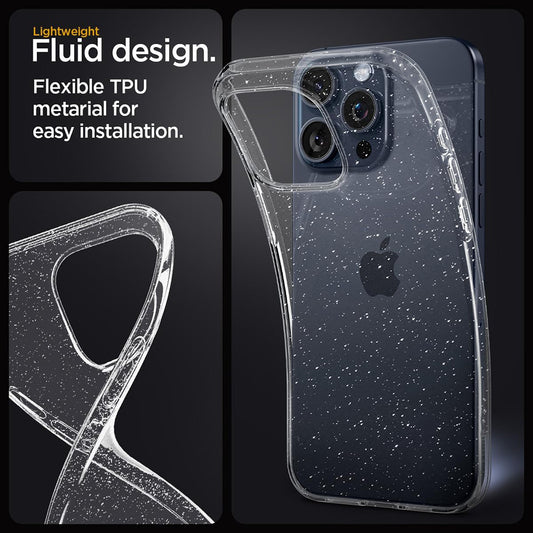 Deksel for Xiaomi Poco X8 Pro Max, Techsuit, SparkleSkin, Transparent