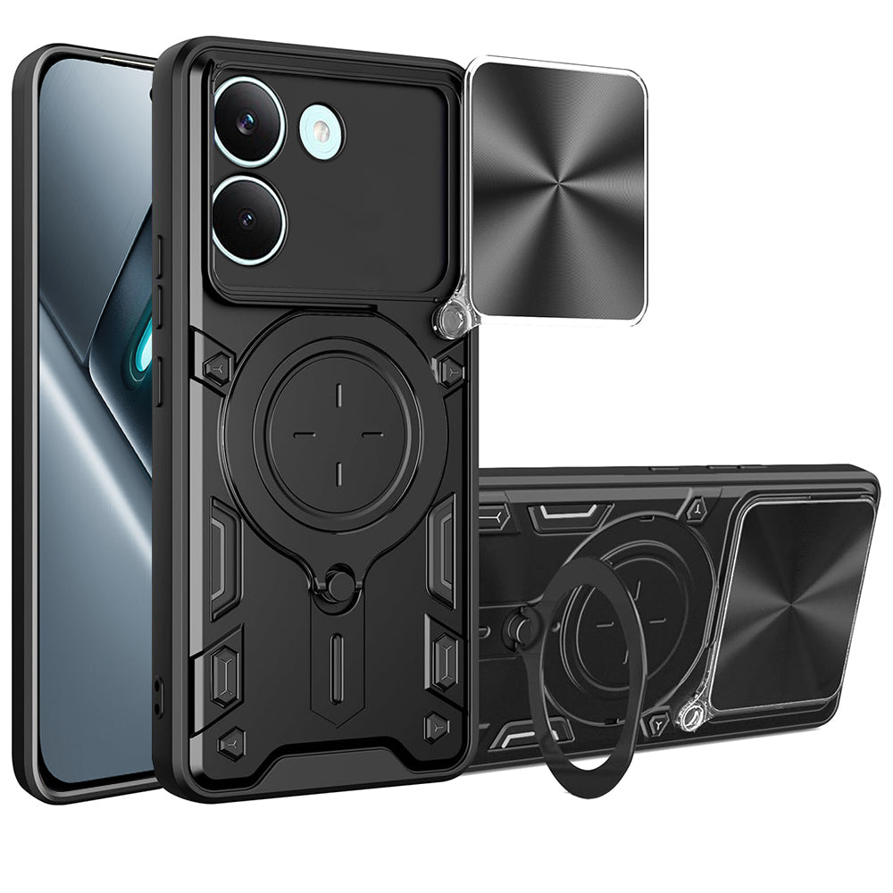 Deksel for Xiaomi Poco X8 Pro, Techsuit, CamGuard Pro, Svart