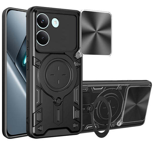 Deksel for Xiaomi Poco X8 Pro, Techsuit, CamGuard Pro, Svart