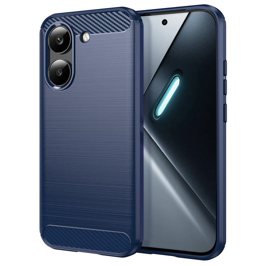 Deksel til Xiaomi Poco X8 Pro, Techsuit, Karbon, Blå