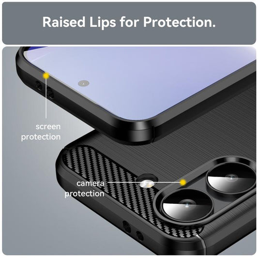 Deksel til Xiaomi Poco X8 Pro, Techsuit, Karbon, Blå