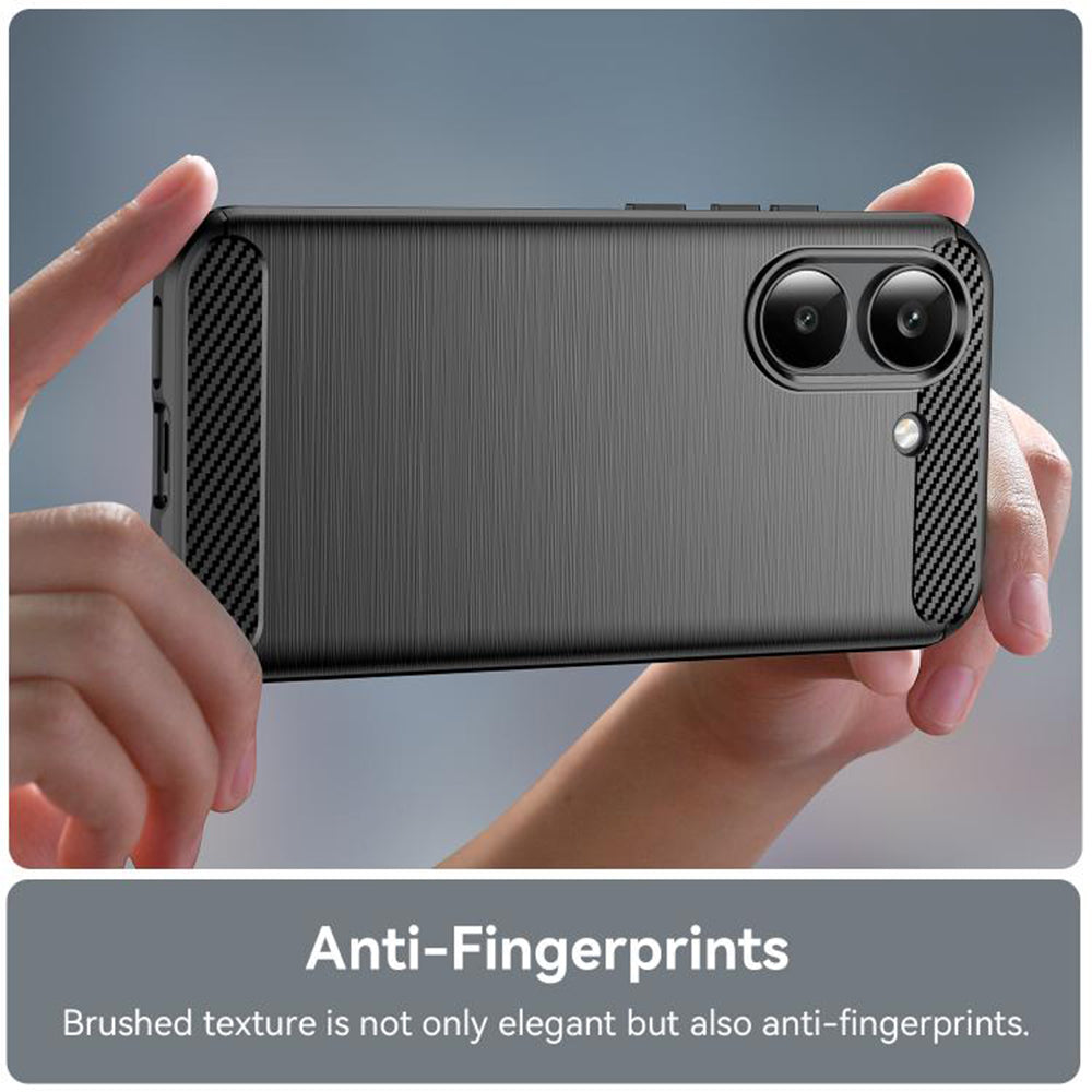 Deksel til Xiaomi Poco X8 Pro, Techsuit, Karbon, Blå