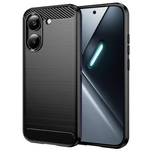 Deksel for Xiaomi Poco X8 Pro, Techsuit, Karbon, Svart