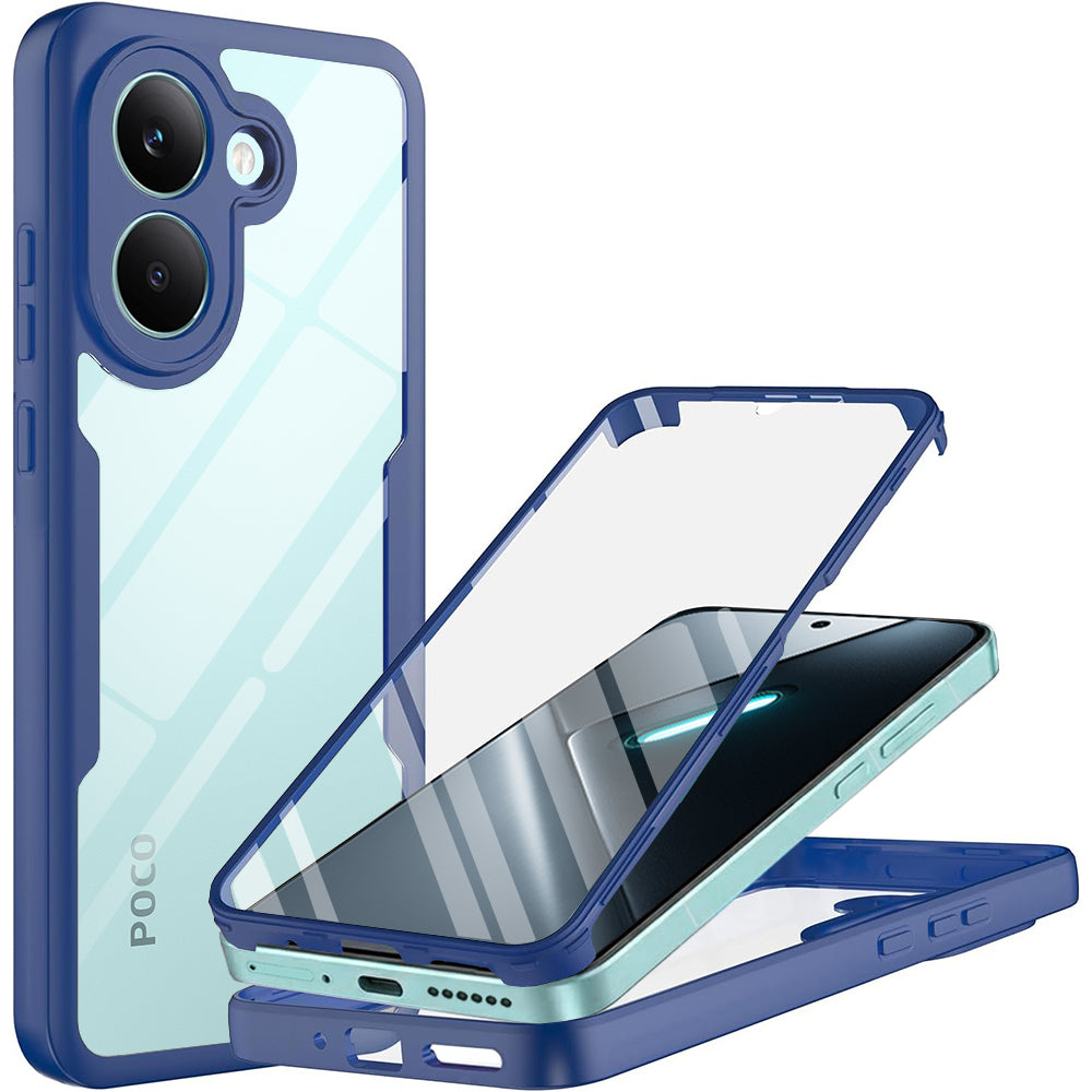 Deksel for Xiaomi Poco X8 Pro, Techsuit, ColorVerse 360, Blå