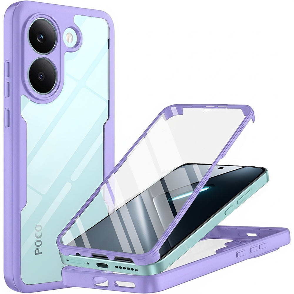 Deksel til Xiaomi Poco X8 Pro, Techsuit, ColorVerse 360, Lilla