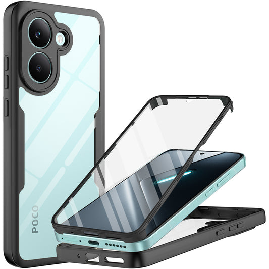 Deksel for Xiaomi Poco X8 Pro, Techsuit, ColorVerse 360, Svart