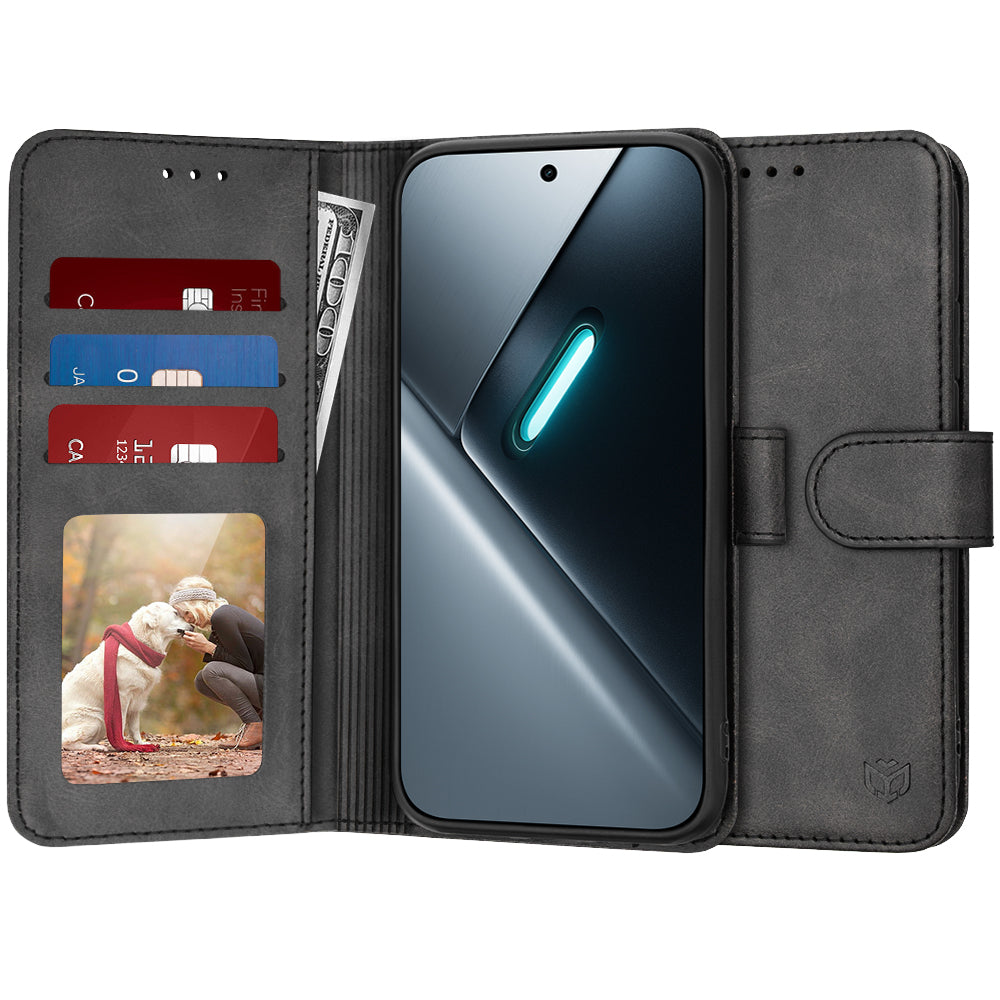 Deksel for Xiaomi Poco X8 Pro, Techsuit, Diary Book, Svart