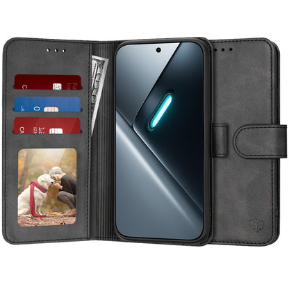 Deksel for Xiaomi Poco X8 Pro, Techsuit, Diary Book, Svart