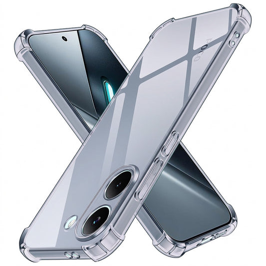 Deksel for Xiaomi Poco X8 Pro, Techsuit, Støtsikker Klar, Røykfarget