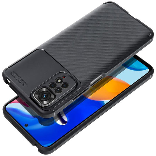 Deksel for Xiaomi Poco C65 / Redmi 13C, OEM, Carbon Premium, Svart