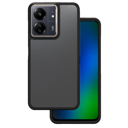 Deksel for Xiaomi Poco M6 / Redmi 13C 5G, OEM, Crystal Black, Grå