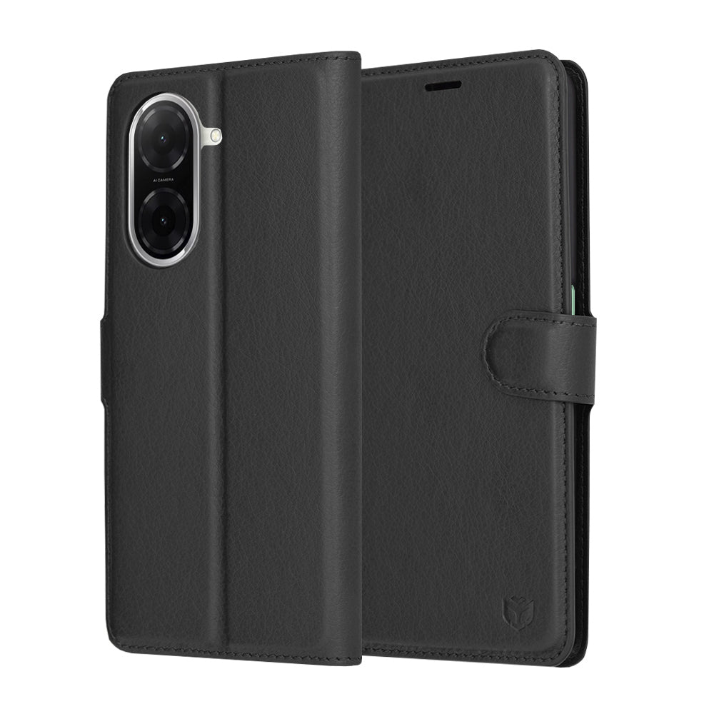 Deksel for Xiaomi Redmi A5 4G (Regional), Techsuit, Leather Folio, Svart