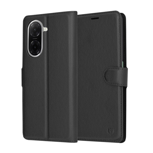 Deksel for Xiaomi Redmi A5 4G (Regional), Techsuit, Leather Folio, Svart