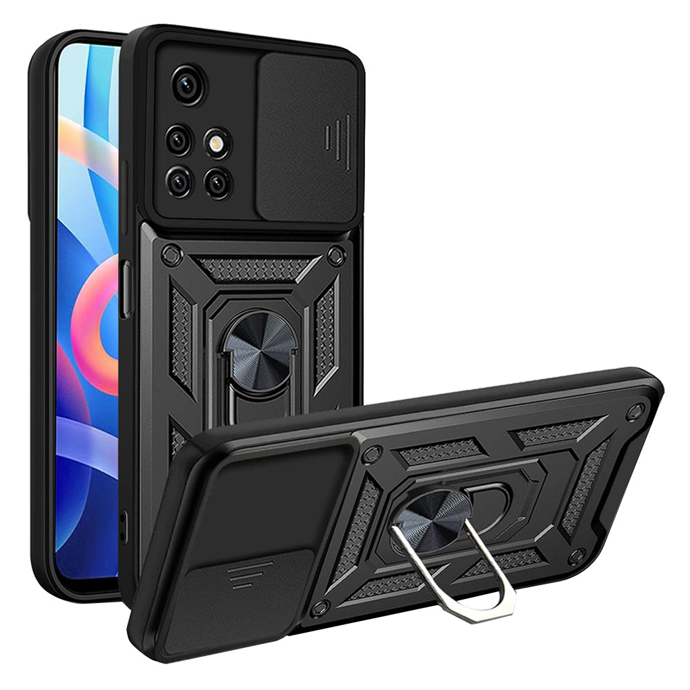 Deksel for Xiaomi Redmi 10 2022 / 10 (2021), Techsuit, CamShield, Svart