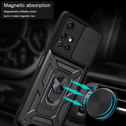 Deksel for Xiaomi Redmi 10 2022 / 10 (2021), Techsuit, CamShield, Svart