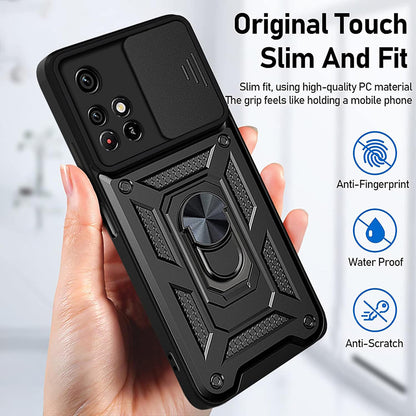 Deksel for Xiaomi Redmi 10 2022 / 10 (2021), Techsuit, CamShield, Svart