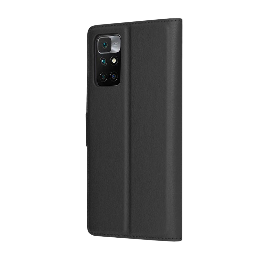Deksel for Xiaomi Redmi 10 2022 / 10 (2021), Techsuit, Leather Folio, Svart