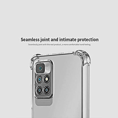 Deksel for Xiaomi Redmi 10 2022 / 10 (2021), Techsuit, Støtsikker Klar, Transparent