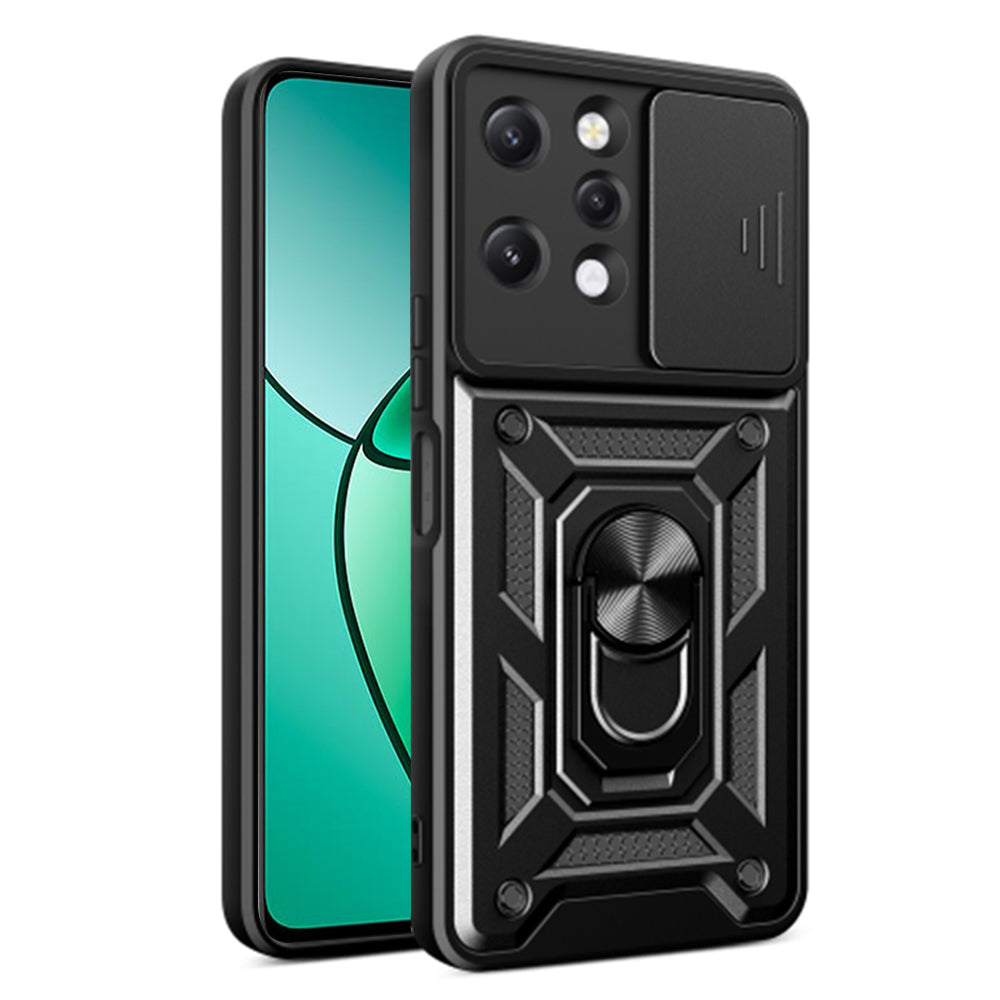 Deksel for Xiaomi Redmi 12 5G / 12, Techsuit, CamShield, Svart