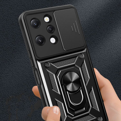 Deksel for Xiaomi Redmi 12 5G / 12, Techsuit, CamShield, Svart