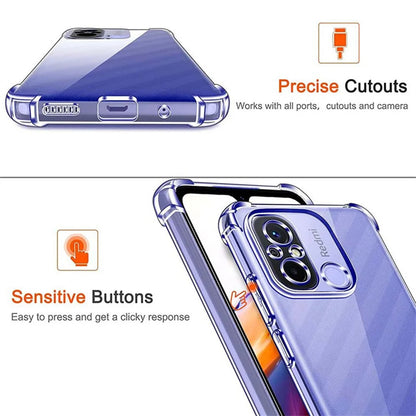 Deksel for Xiaomi Redmi 12C, Techsuit, Støtsikker Klar, Transparent