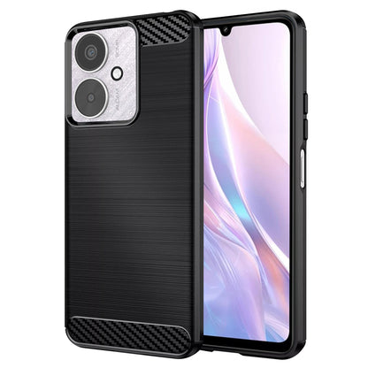 Deksel til Xiaomi Redmi 13C 5G / 13C / Poco C65, Techsuit, Karbon, Svart