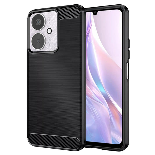 Deksel til Xiaomi Redmi 13C 5G / 13C / Poco C65, Techsuit, Karbon, Svart