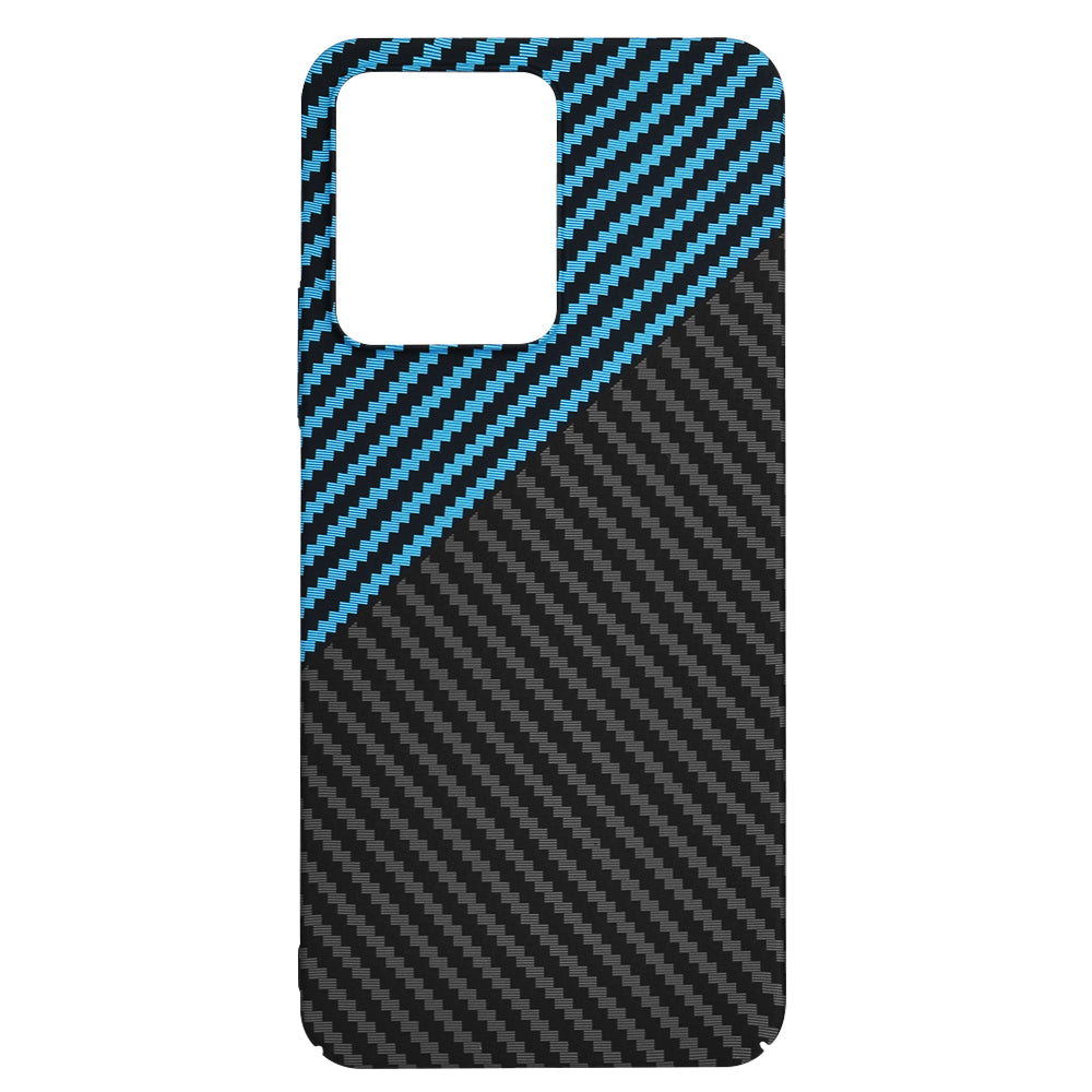 Deksel for Xiaomi Redmi 13C 5G / 13C / Poco C65, Techsuit, Carbonite FiberShell, Svart Bleu
