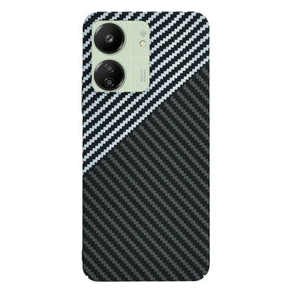 Deksel for Xiaomi Redmi 13C 5G / 13C / Poco C65, Techsuit, Carbonite FiberShell, Svart Grå