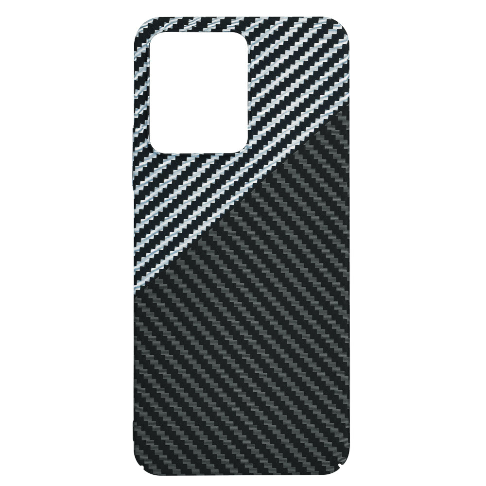 Deksel for Xiaomi Redmi 13C 5G / 13C / Poco C65, Techsuit, Carbonite FiberShell, Svart Grå